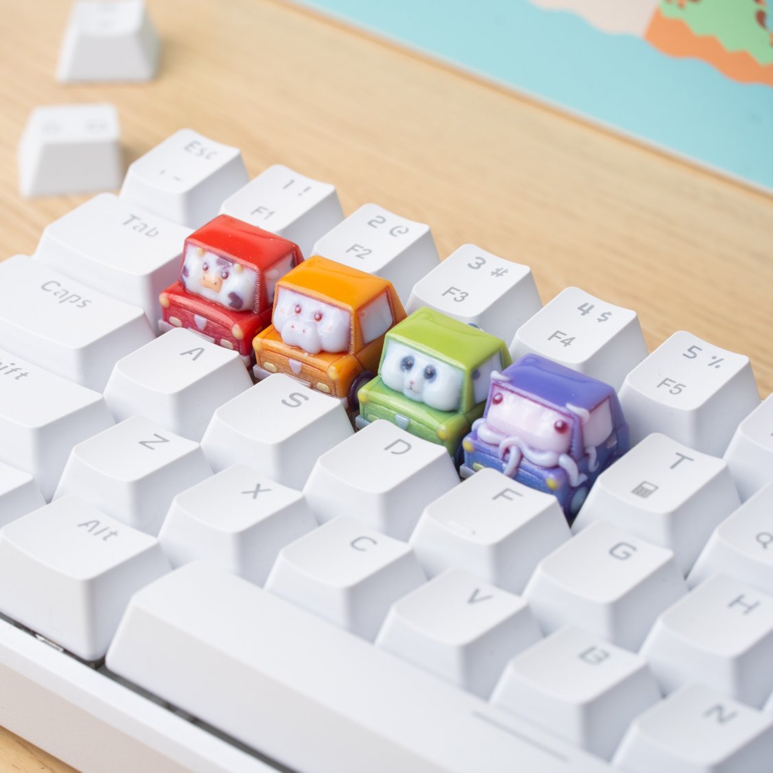 Chubby Animals Keycaps