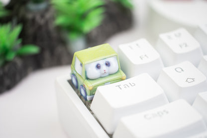 Chubby Panda in Car Keycap