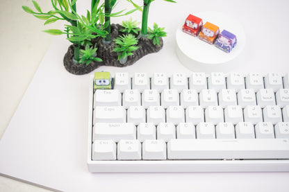 Chubby Panda in Car Keycap